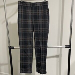 Christian Siriano Women’s Checkered Pants - Black and Gray